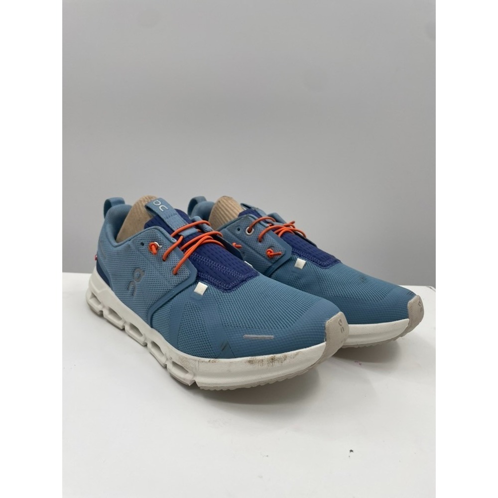 NWT On Cloud Sky Running Shoes Kids 6.5 Blue Lace Up Low Top Athletic Sneakers